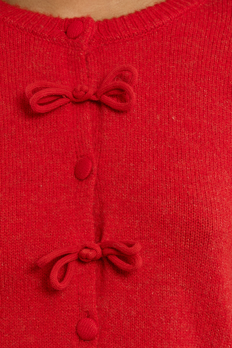 Red Bow Sweater