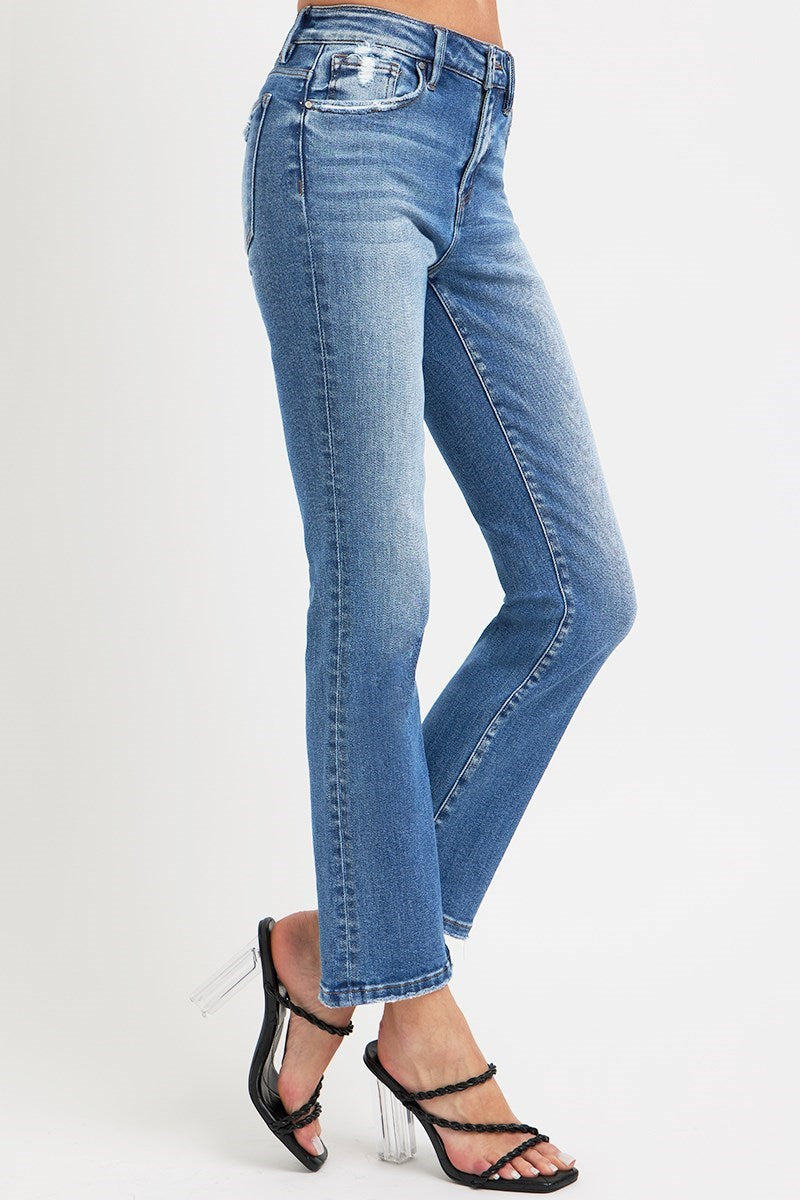 MID RISE STRAIGHT JEANS