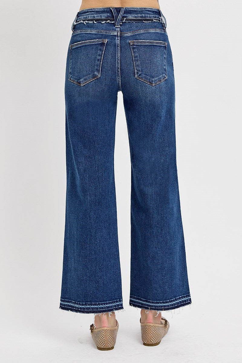 Ankle Wide Leg Jeans