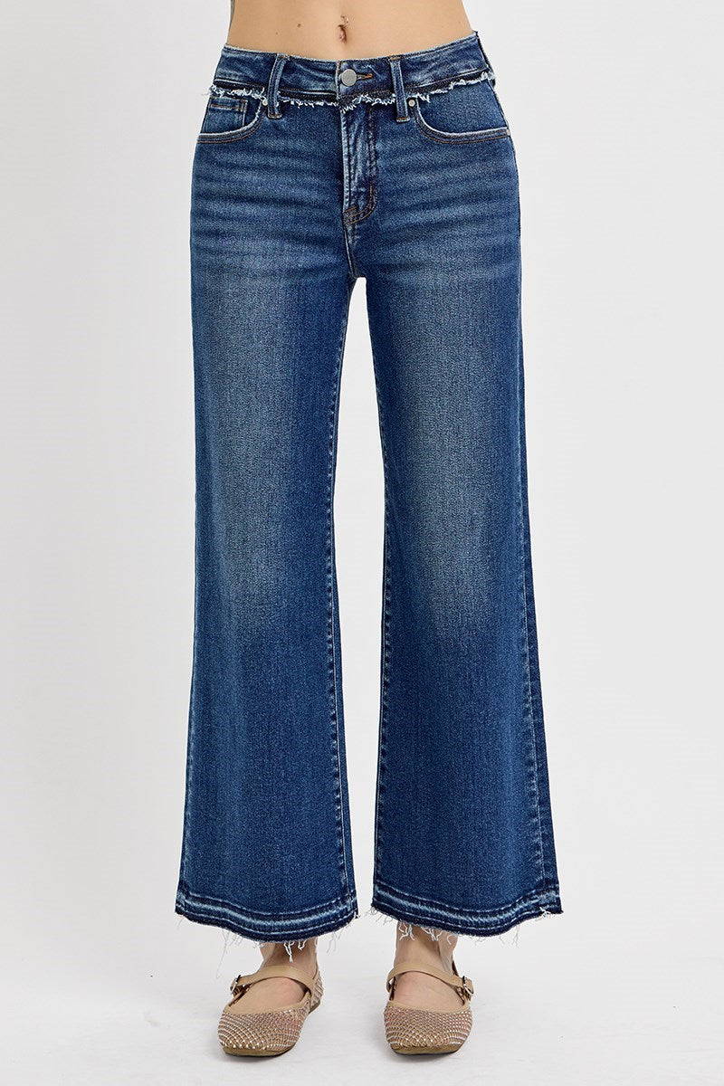 Ankle Wide Leg Jeans