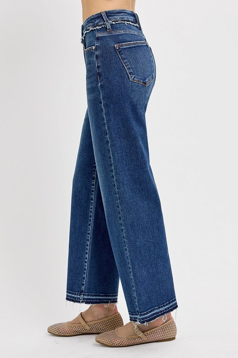 Ankle Wide Leg Jeans