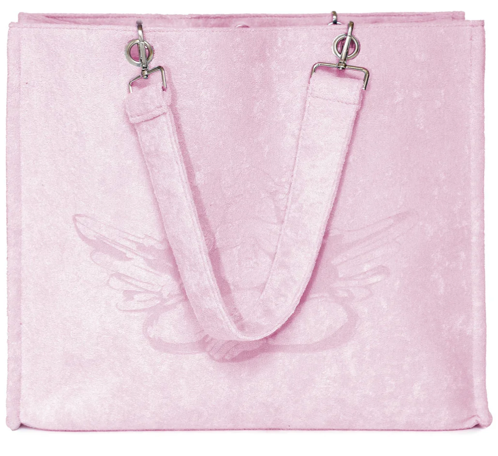 VY LEAGUE PINK TERRY TOTE