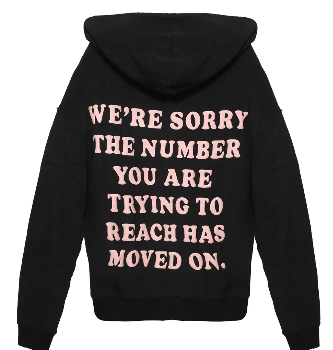 Boys Lie - BLACK 1-800 BOYS LIE RACER HOODIE