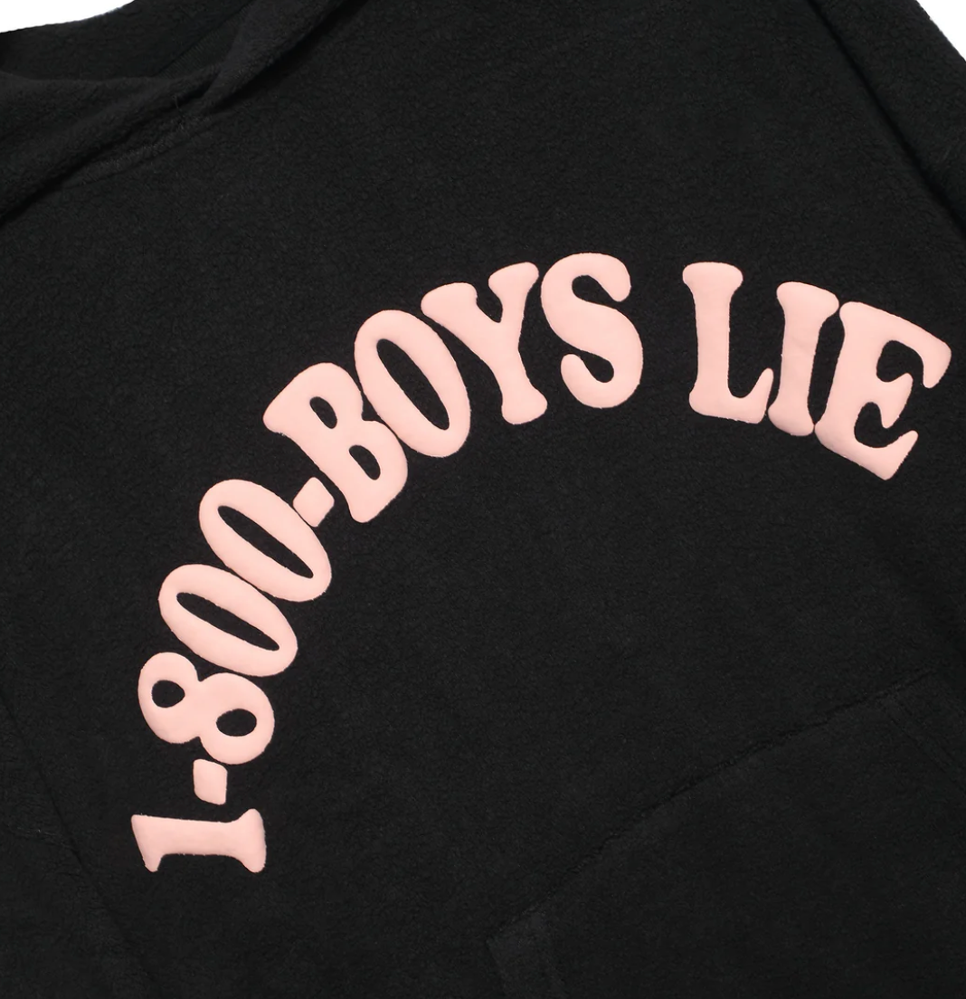 Boys Lie - BLACK 1-800 BOYS LIE RACER HOODIE