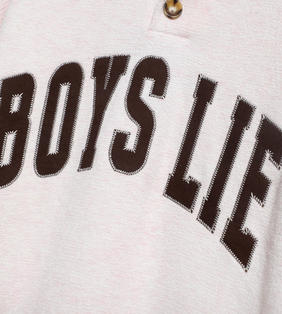 SMOKE AND MIRRORS HENLEY CREWNECK