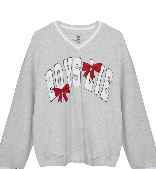 WRAP ME IN A BOW HAYLEY V-NECK