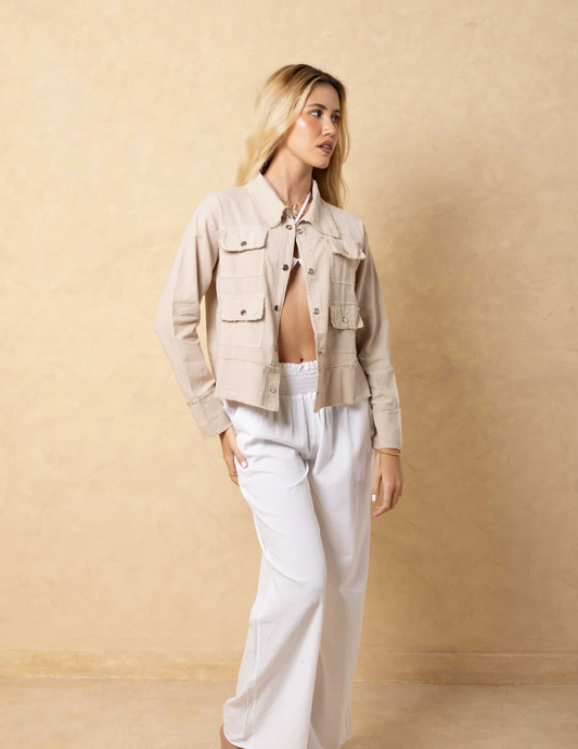 Tan Cotton Jacket