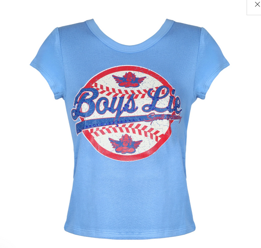 Boys lie - Sporting Blues baby Tee