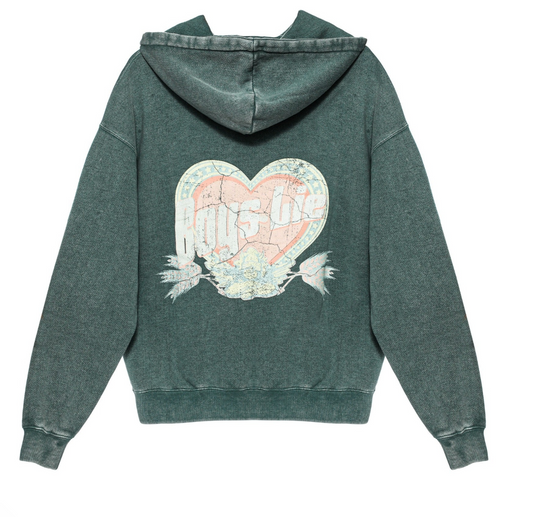 BREAKFAST BEERS PASTEL RACER HOODIE