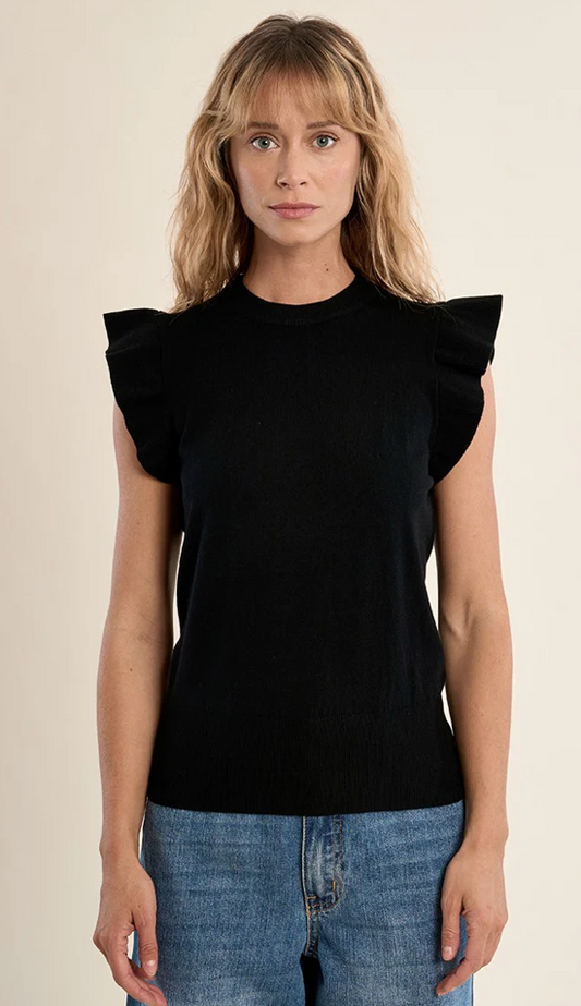 Michelle Ruffle Sleeve Top
