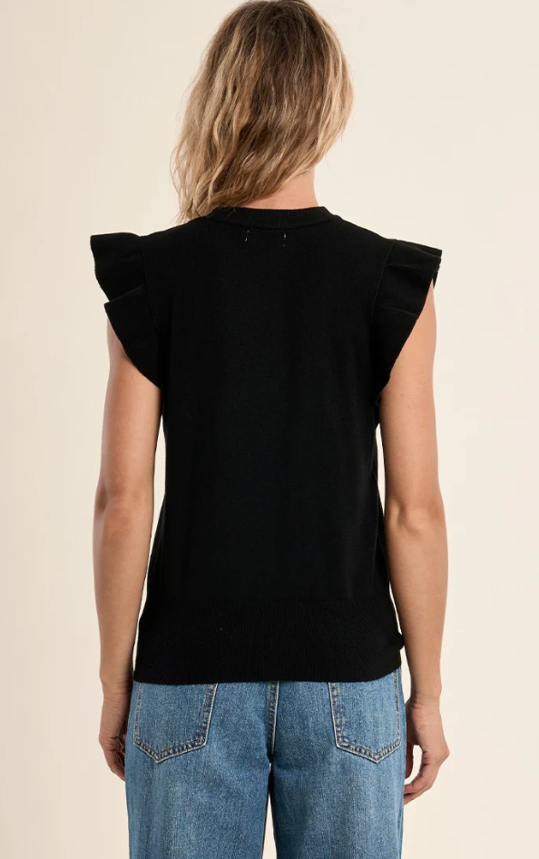 Michelle Ruffle Sleeve Top