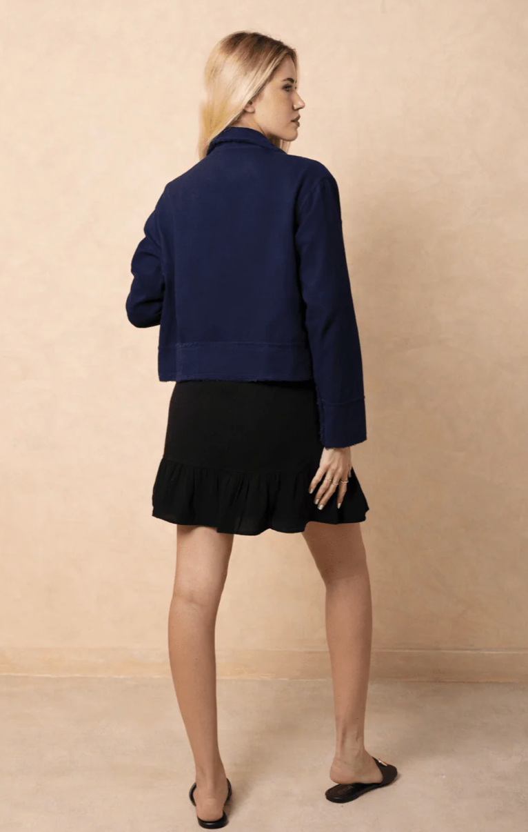 Navy Cotton Jacket
