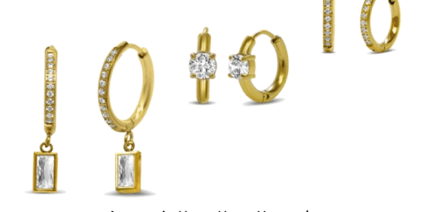 Hoop Hoop Anacapri Gold -  3 pack