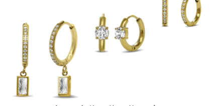 Hoop Hoop Anacapri Gold -  3 pack
