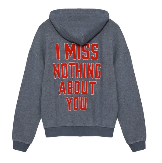 I MISS NOTHING ABOUT YOU HARLEY ZIP