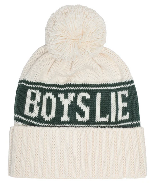 Boys Lie Slope Side Pom Beanie