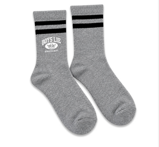 Grey Boys Lie Athletic Socks