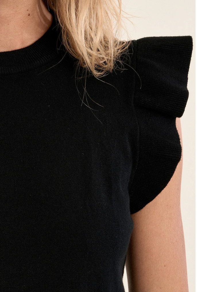 Michelle Ruffle Sleeve Top