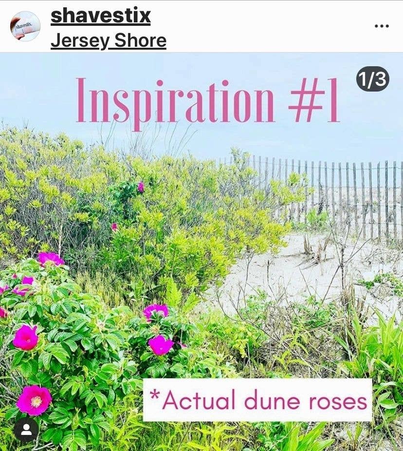 Shavestix. Luxury Shave Balm: Dune Roses