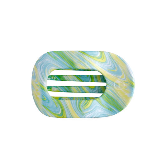 By the Sea Shore | Medium | Flat Round Hair Clip