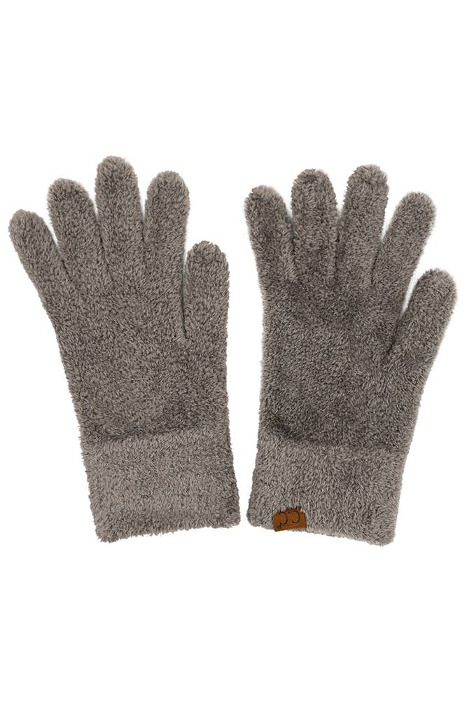 C.C Plush Terry Chenille Gloves