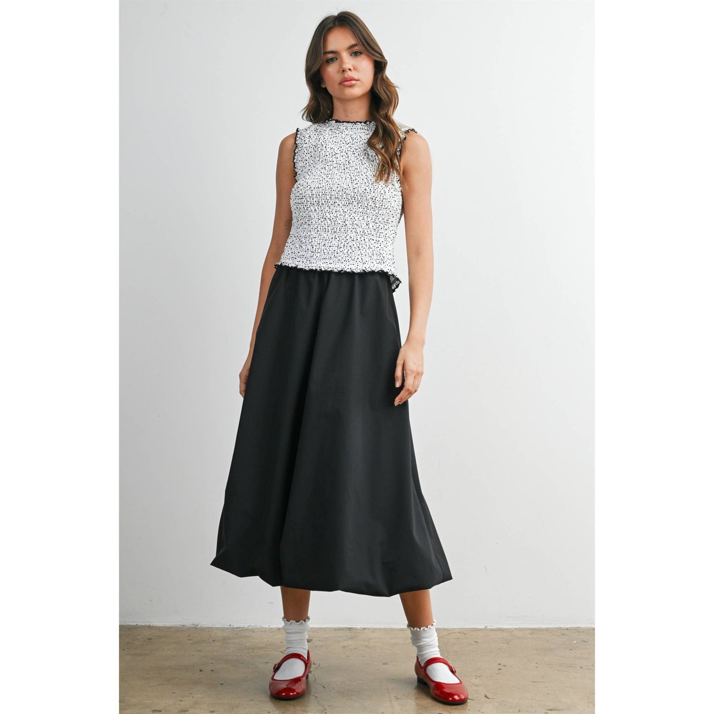 Ruched Ribbon Blouse