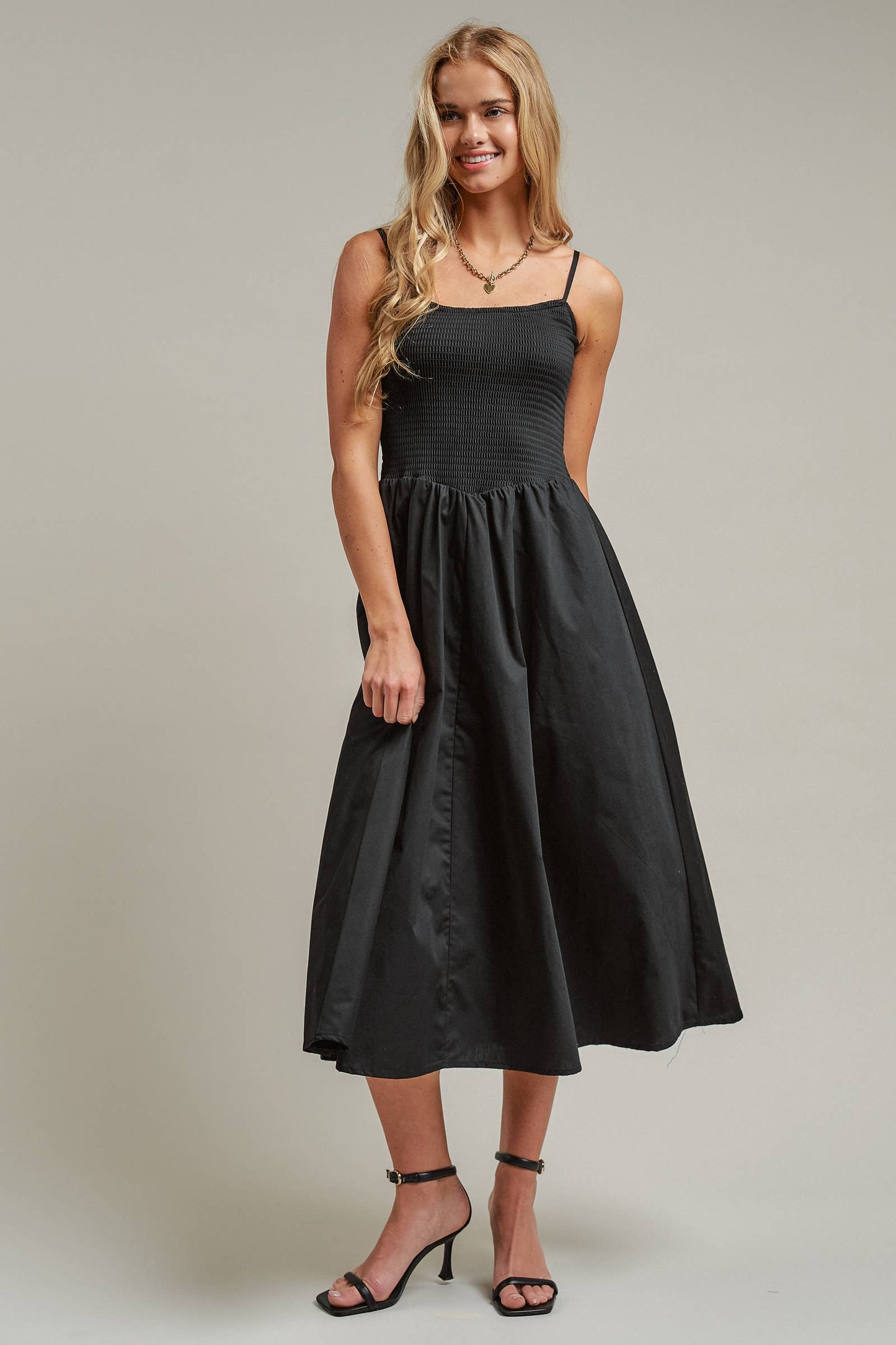 Smoked Bodice Dress
