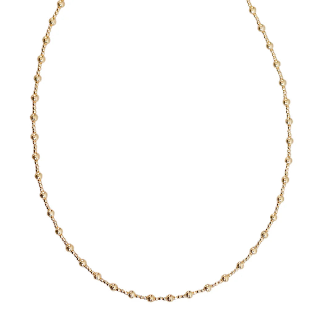 ANGELINA" 14K Gold Filled Ball Beaded Choker/Necklace