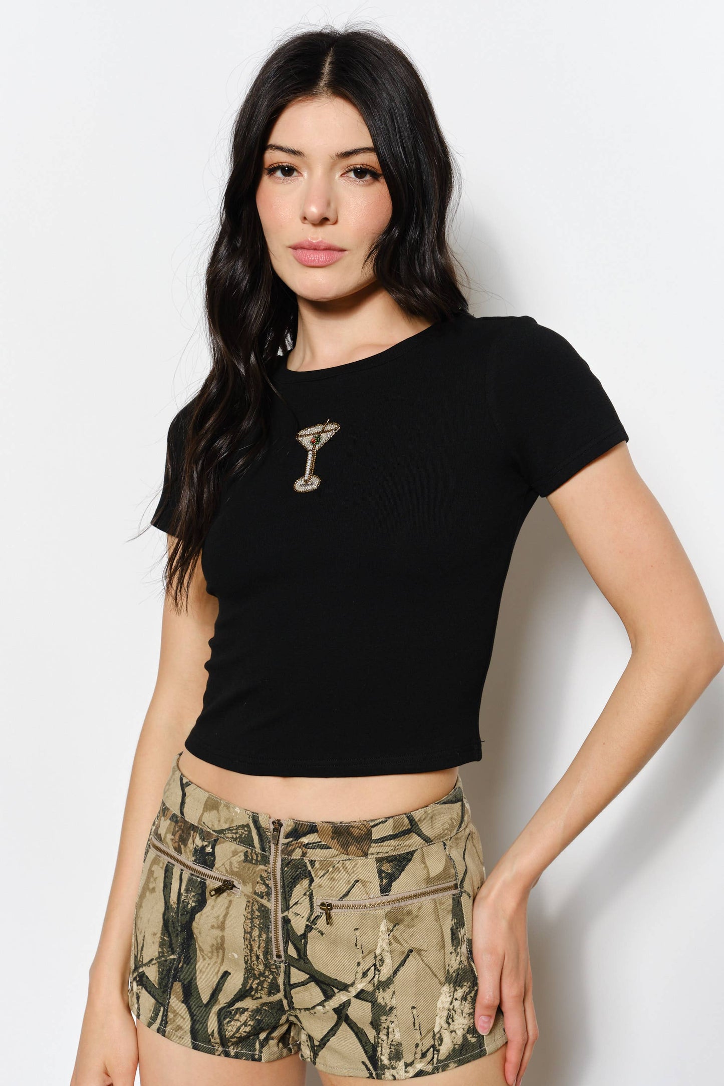 GEMMA MARTINI BEAD TEE