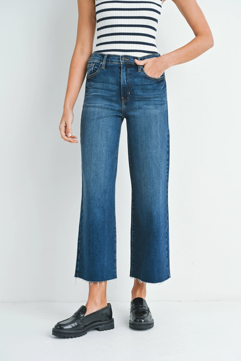 Slim Wide Leg Denim