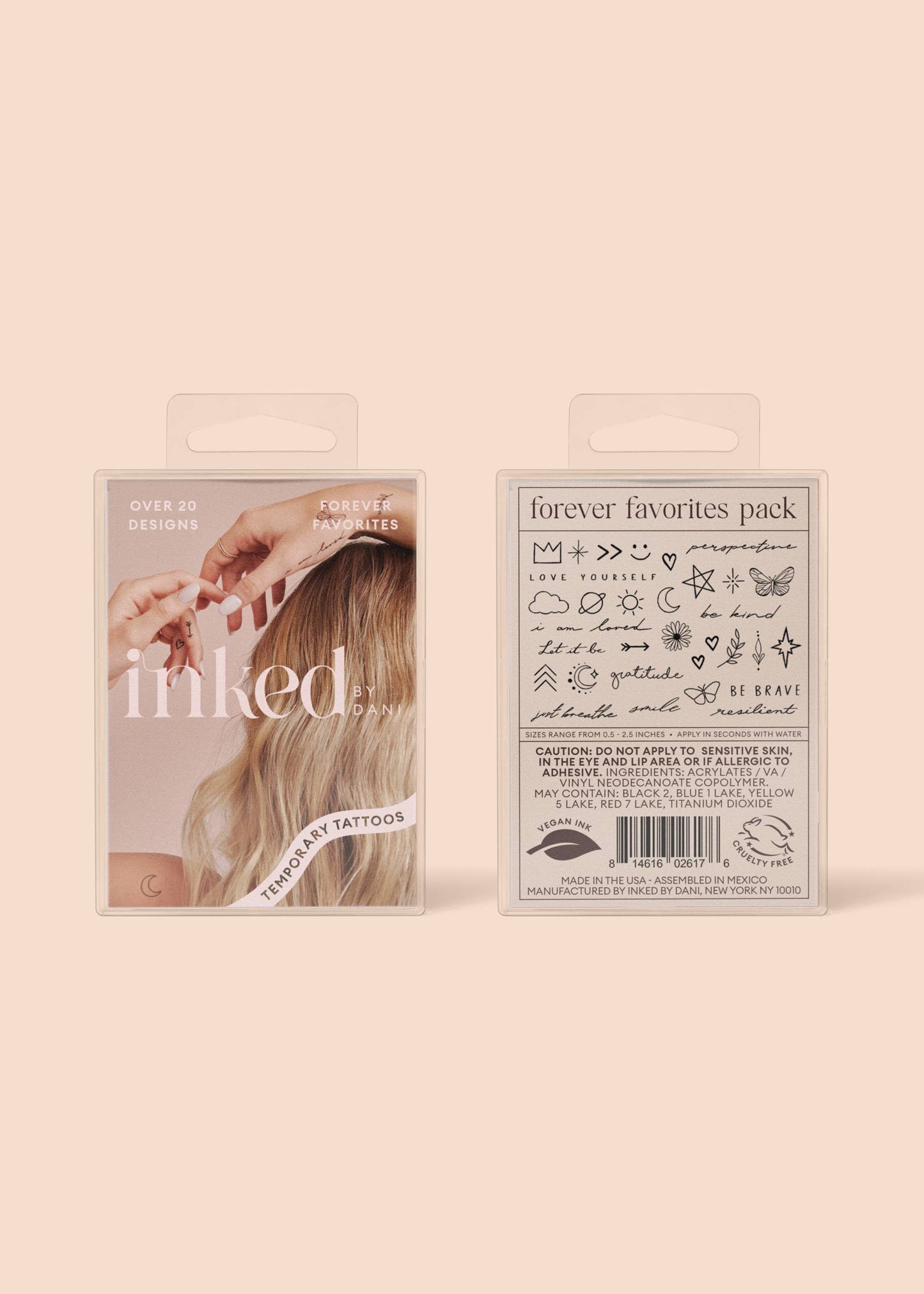 Forever Favorites Temporary Tattoo Pack