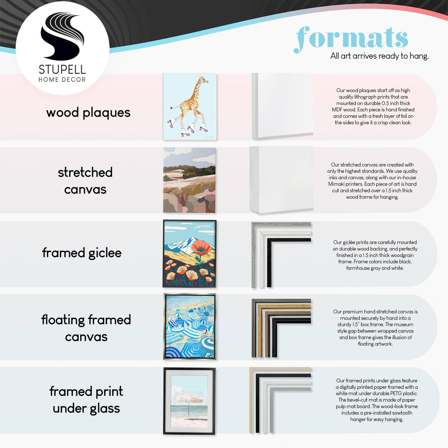 Delicate Pink Bow - Unframed Wall Art