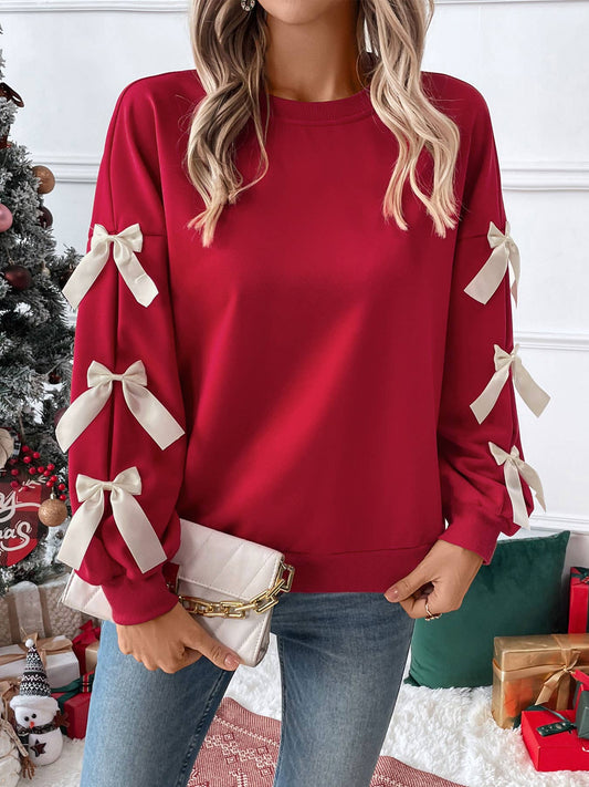Holly Bow Sweater