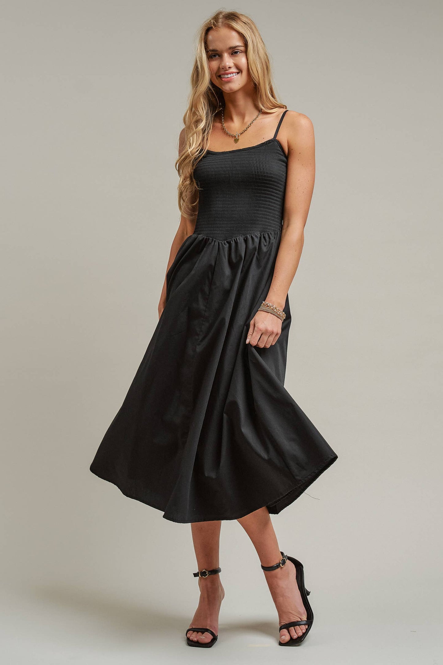 Smoked Bodice Dress