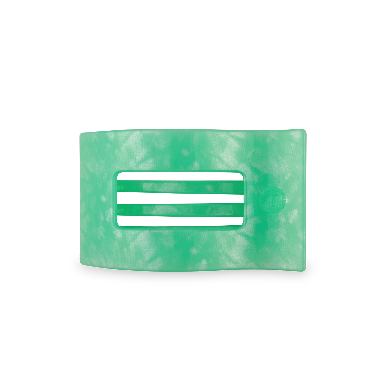 Flat Rectangle Hair Clip | Medium | Spring Splash
