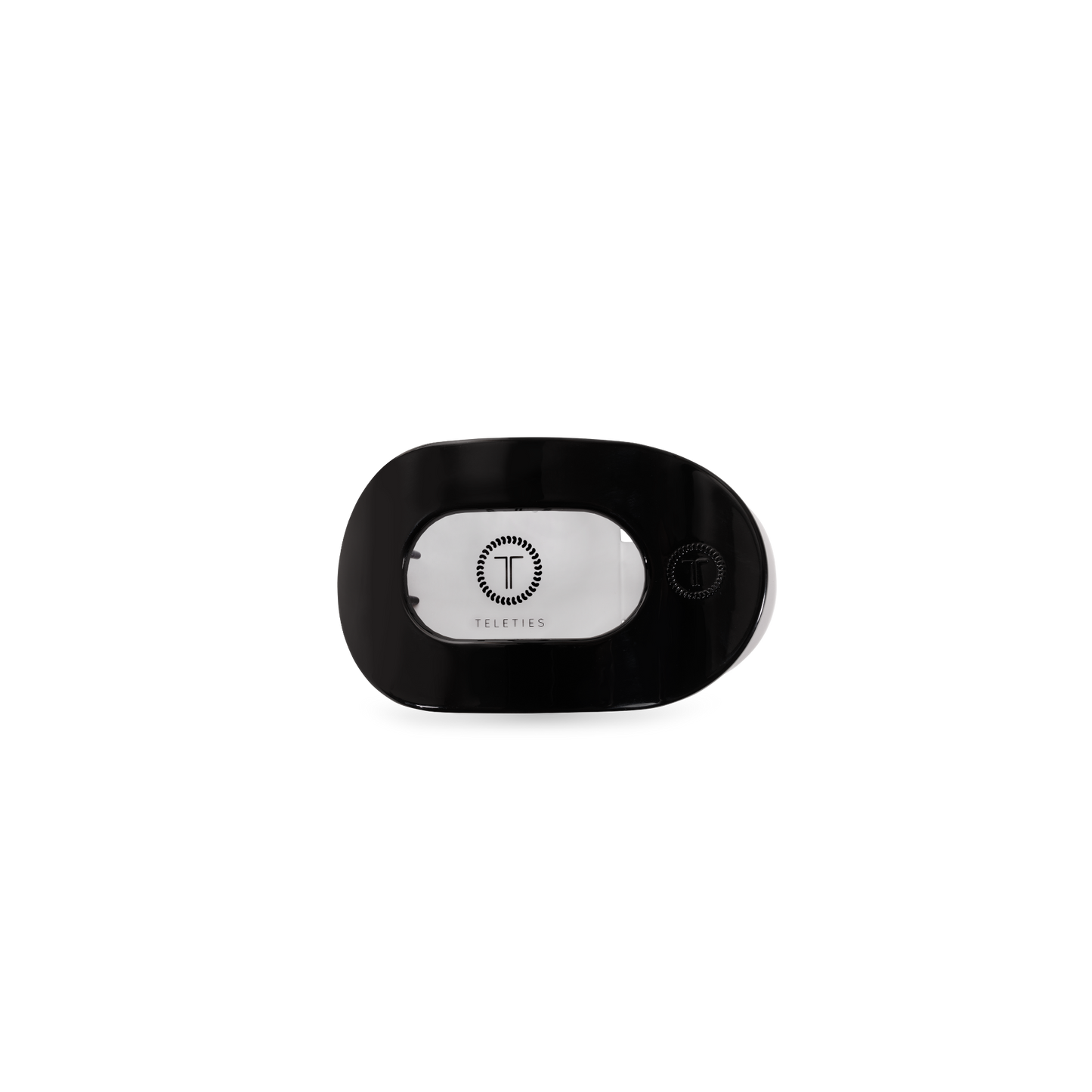 Jet Black | Tiny | Flat Round Clip