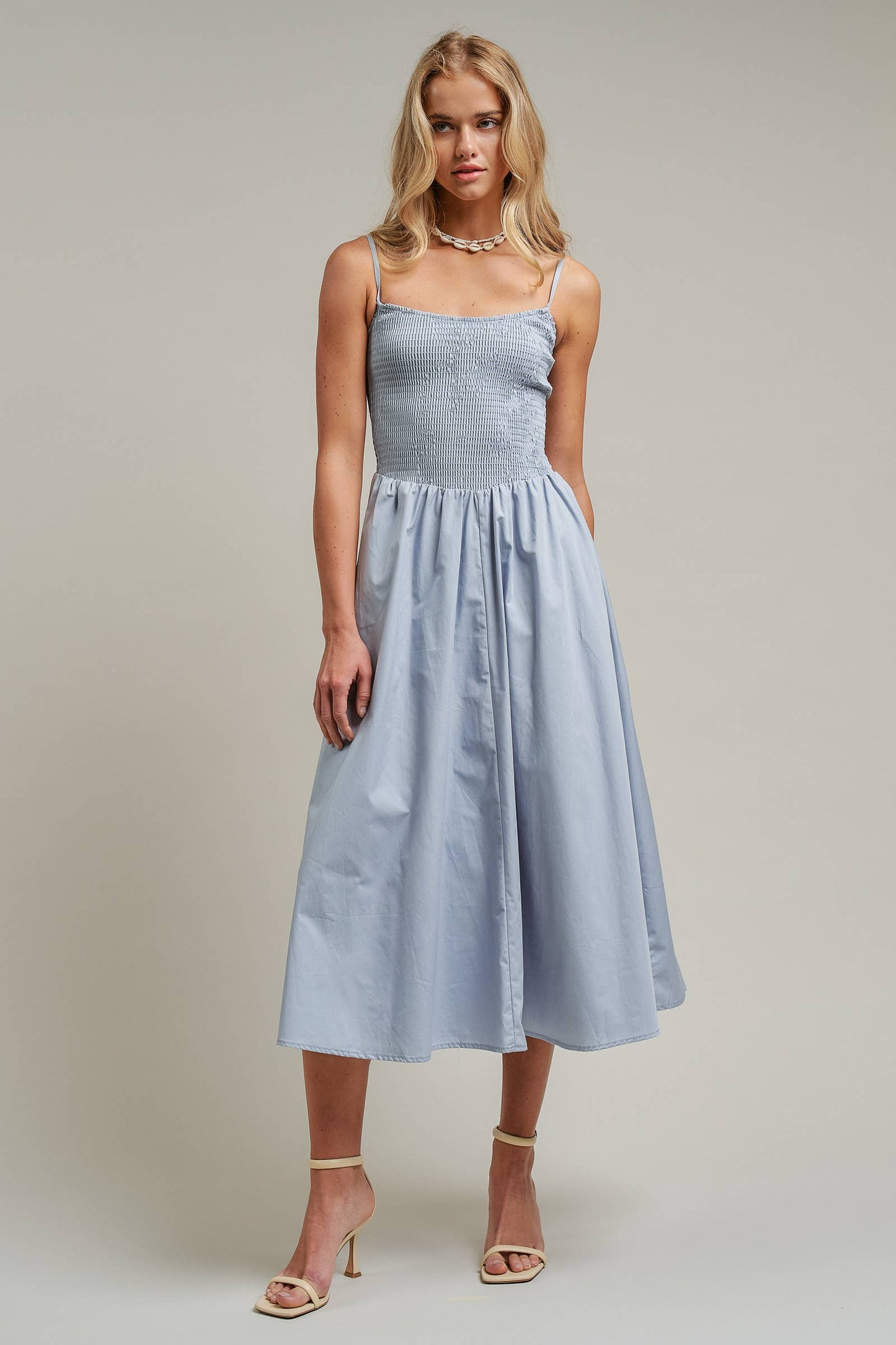 Smoked Bodice Dress
