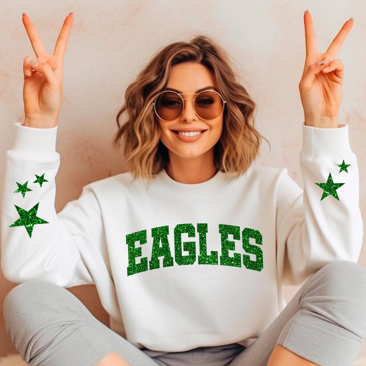 Eagles Glitter Sweatshirt