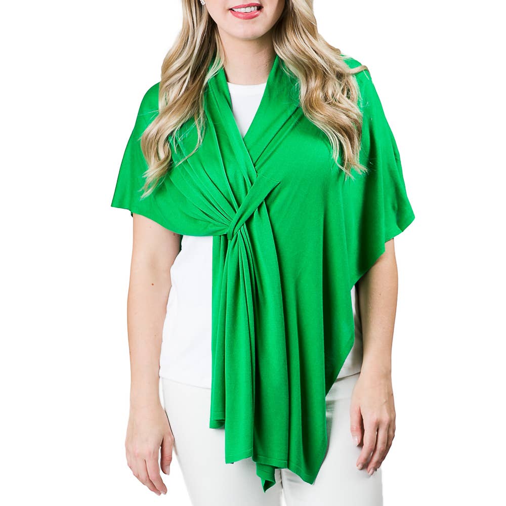 Kaylie Keyhole Knit Lightweight Wrap