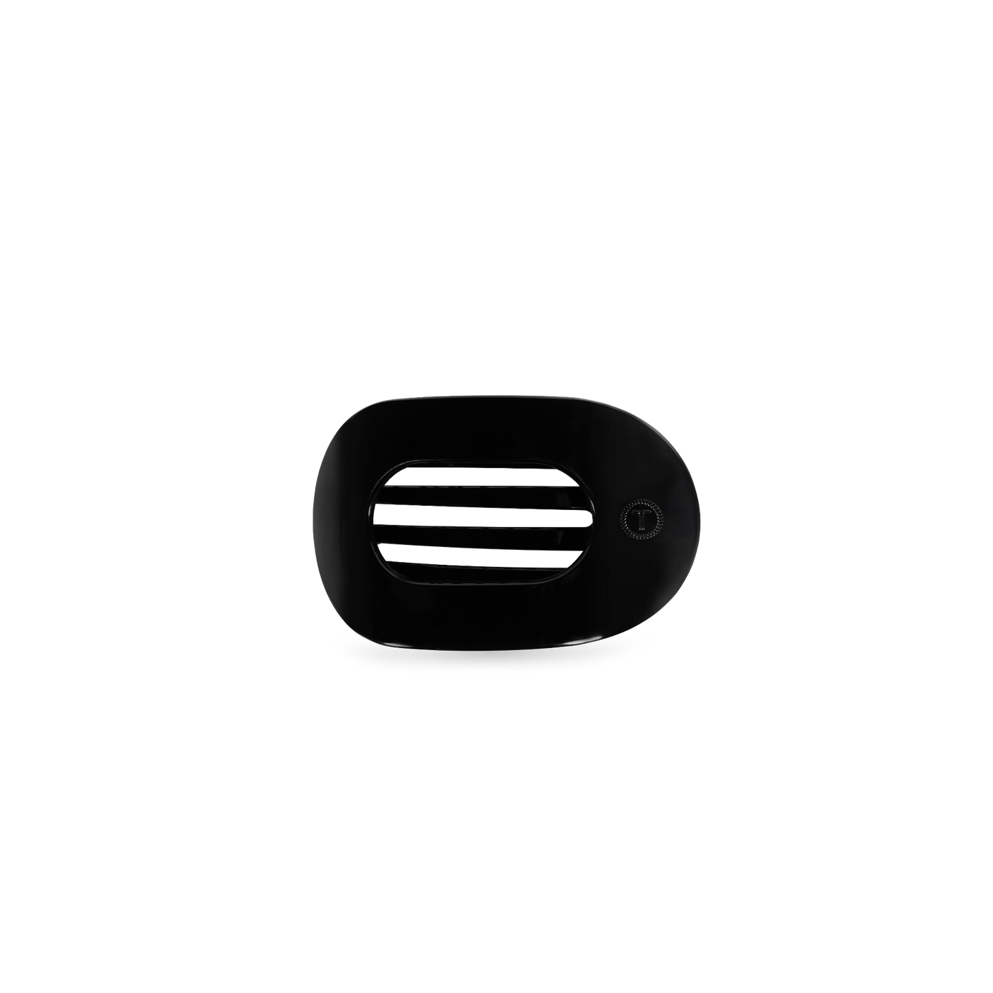 Jet Black | Tiny | Flat Round Clip