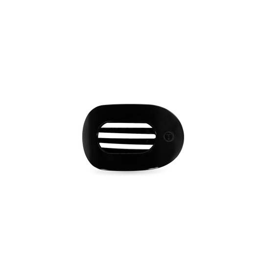 Jet Black | Tiny | Flat Round Clip