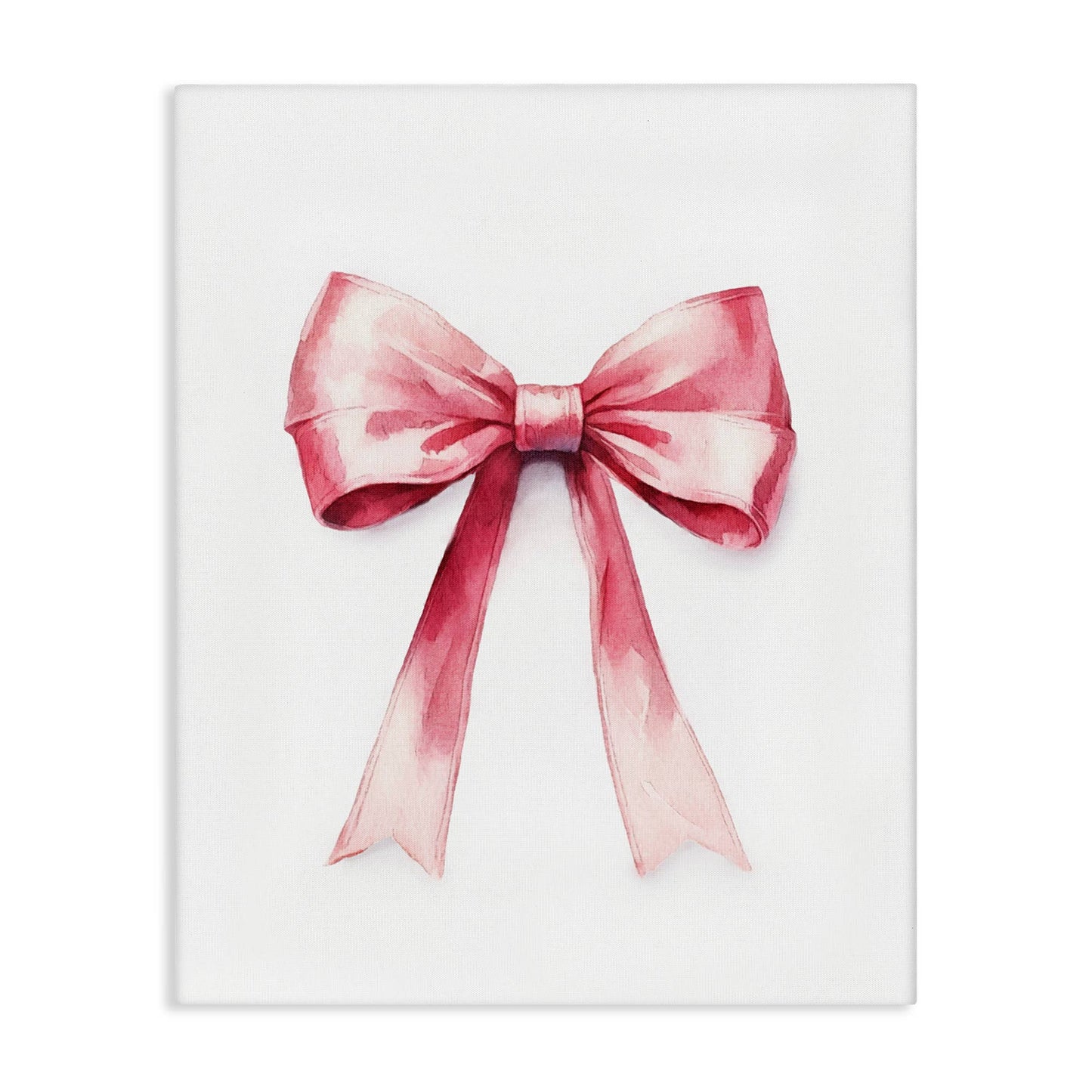 Delicate Pink Bow - Unframed Wall Art