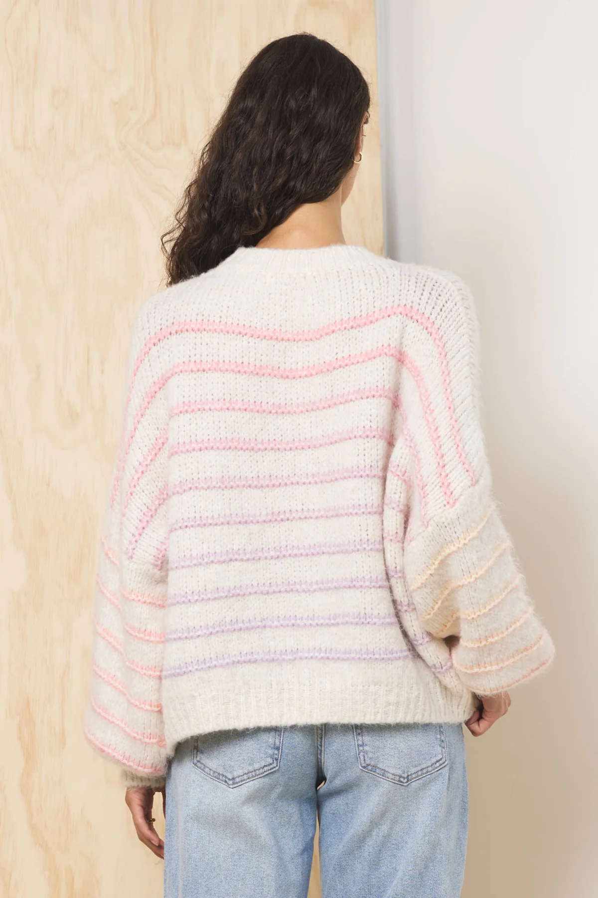 Ombre Striped Sweater