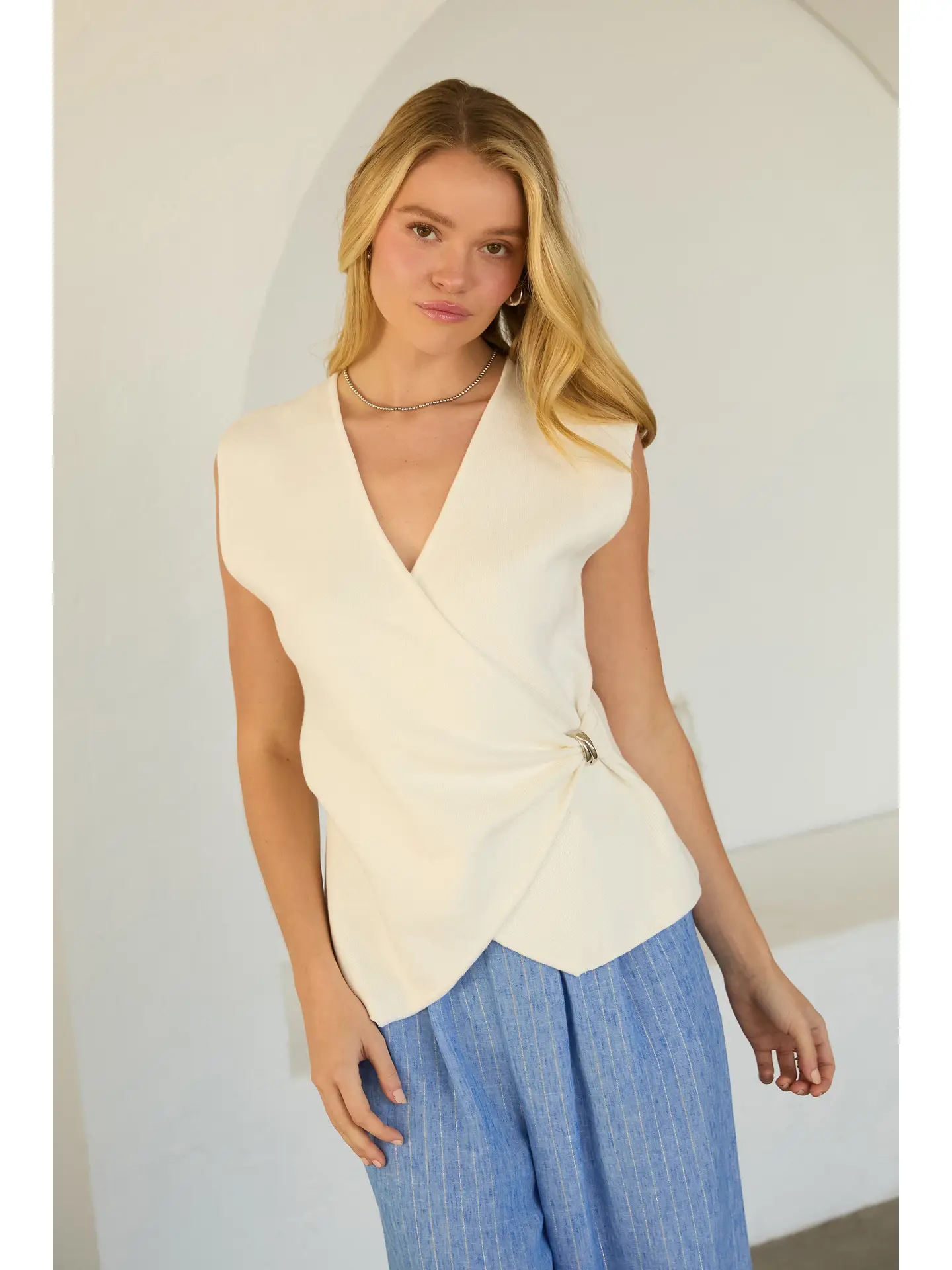 Wrap Knit Top