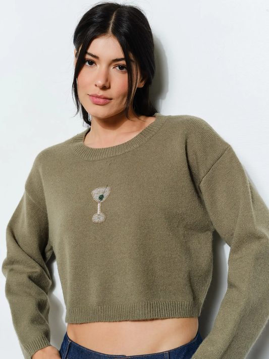 Addison Martini Beaded Sweater
