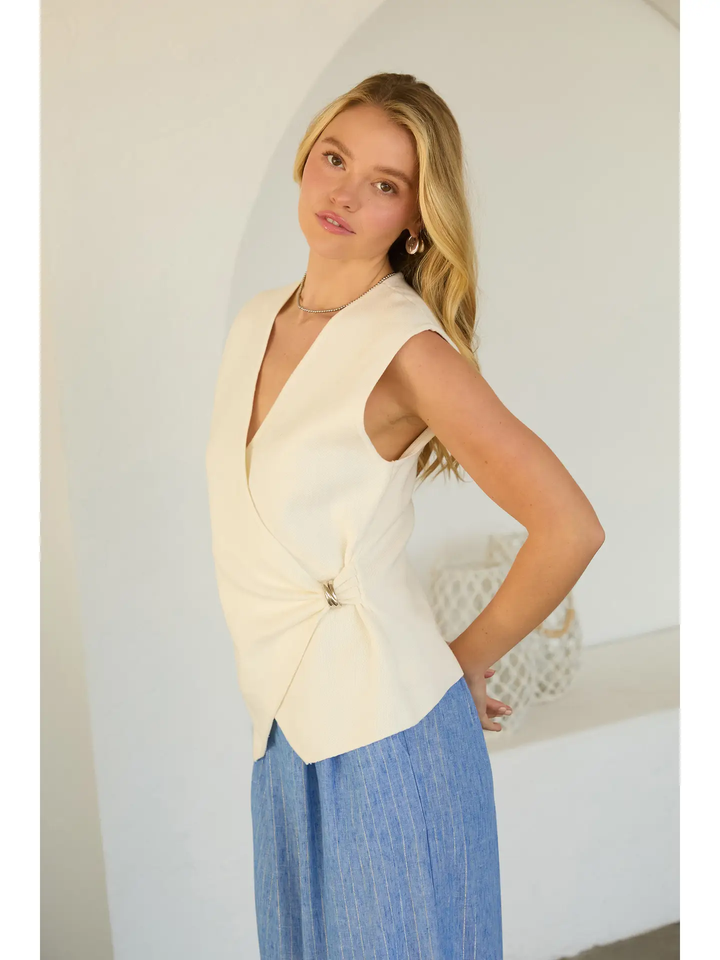 Wrap Knit Top