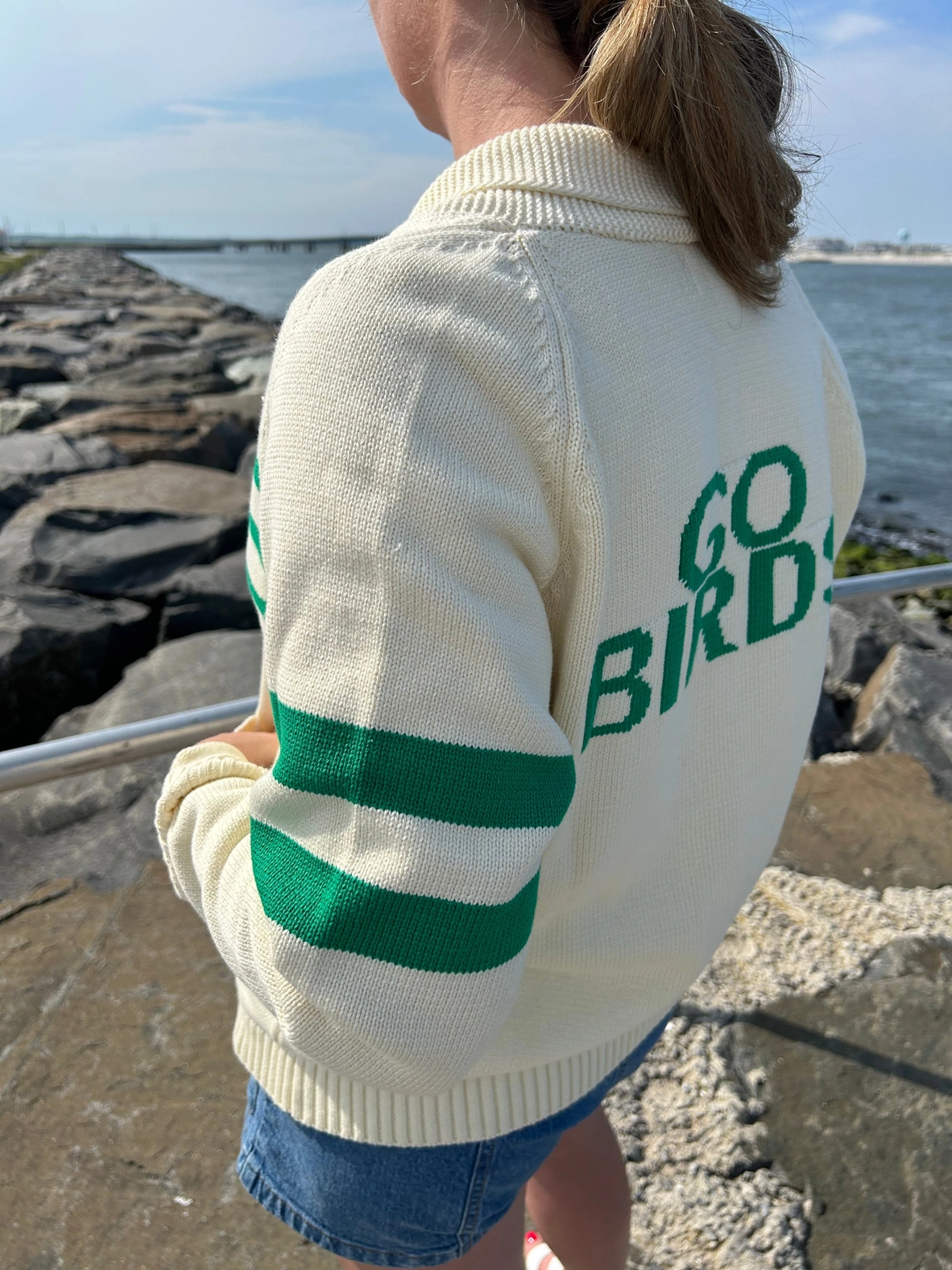 Philadelphia Eagles Knit Cardigan