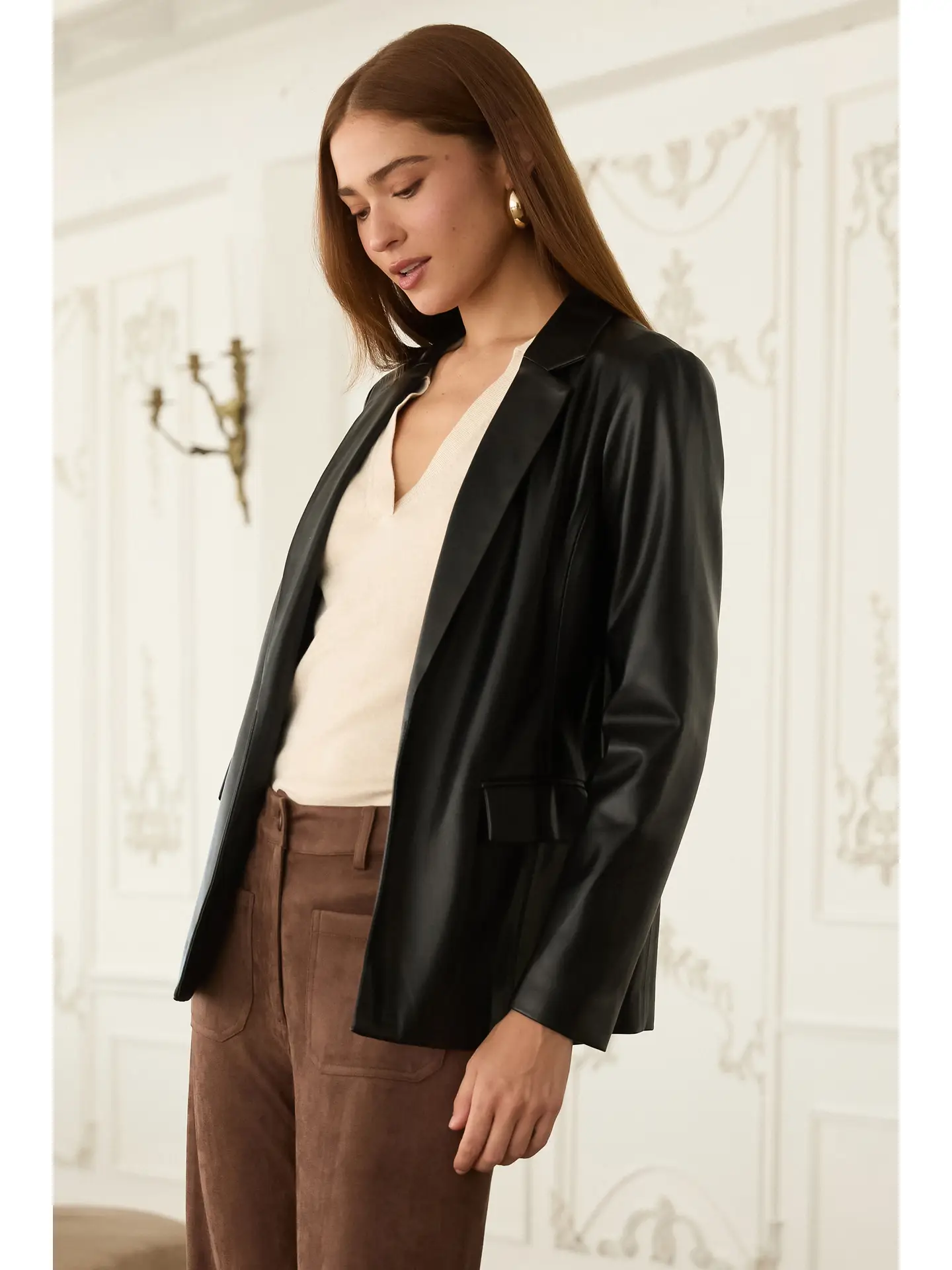 Leather Blazer