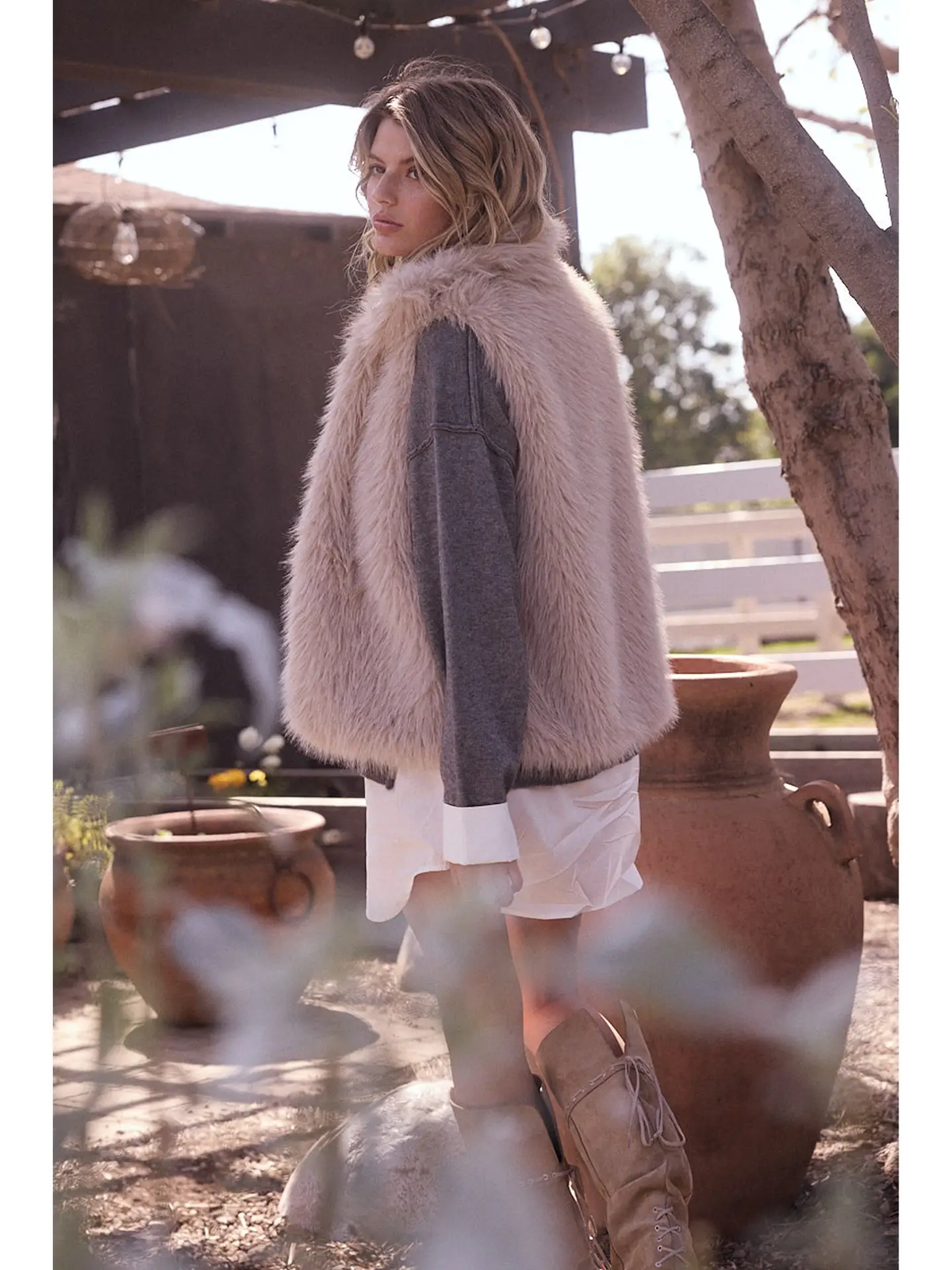 Faux Fur Vest