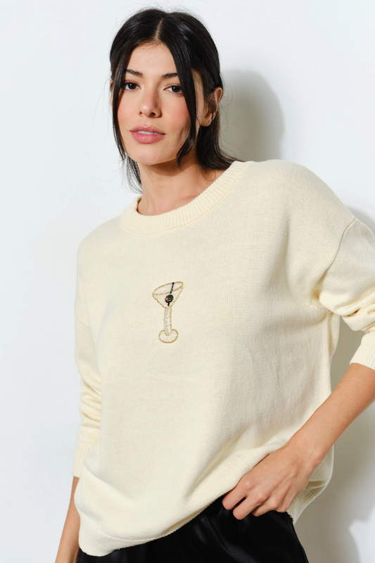 Sora Martini Bead Sweater -